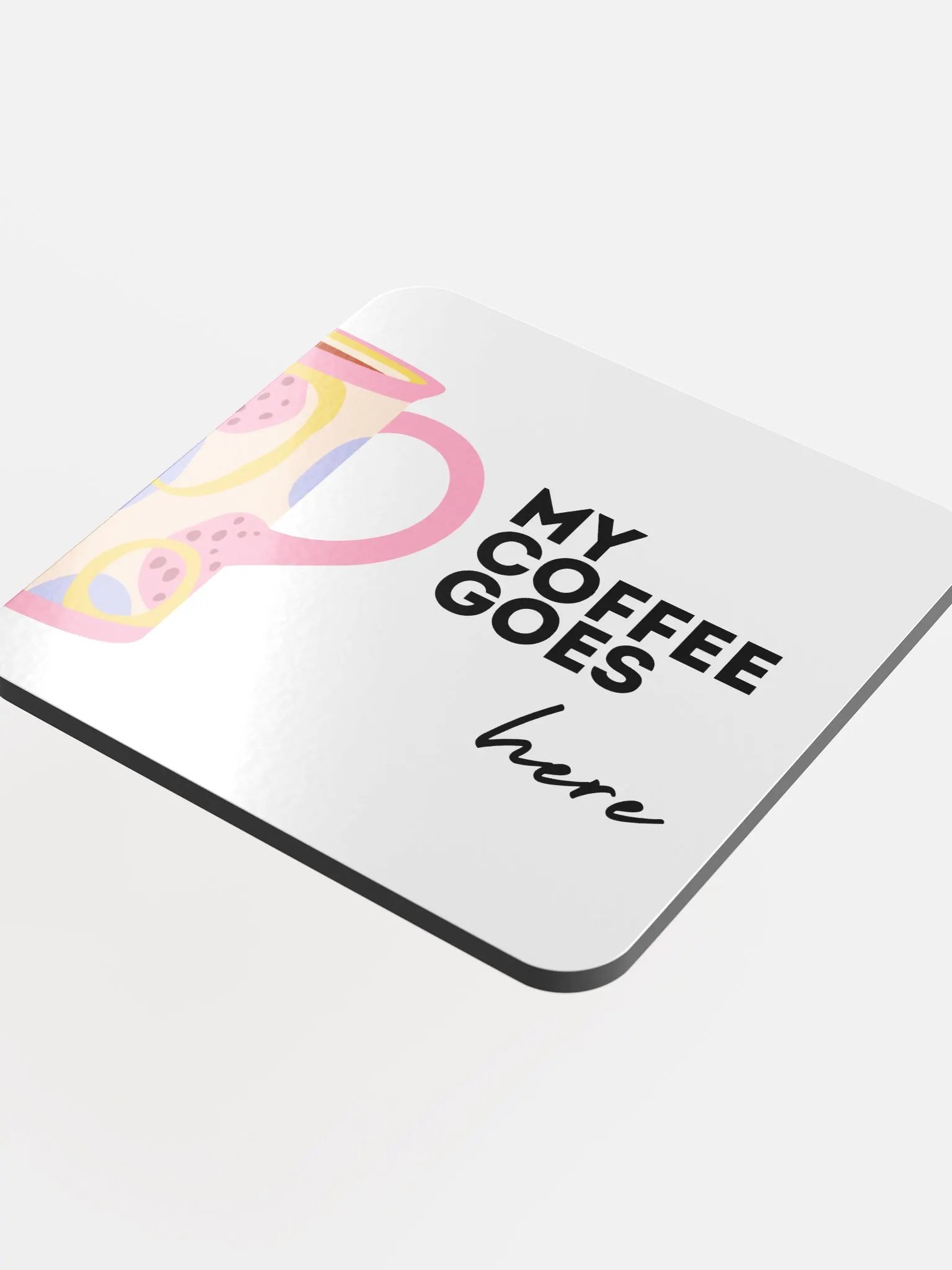 My Coffee Goes Here Coaster Set product image (4)