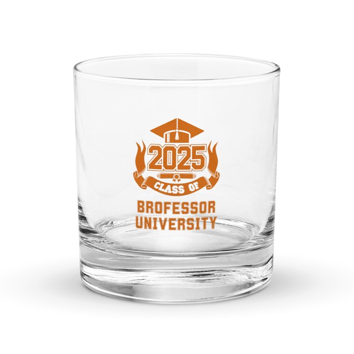Class of 2025 Graduation Rocks Glass product image (1)