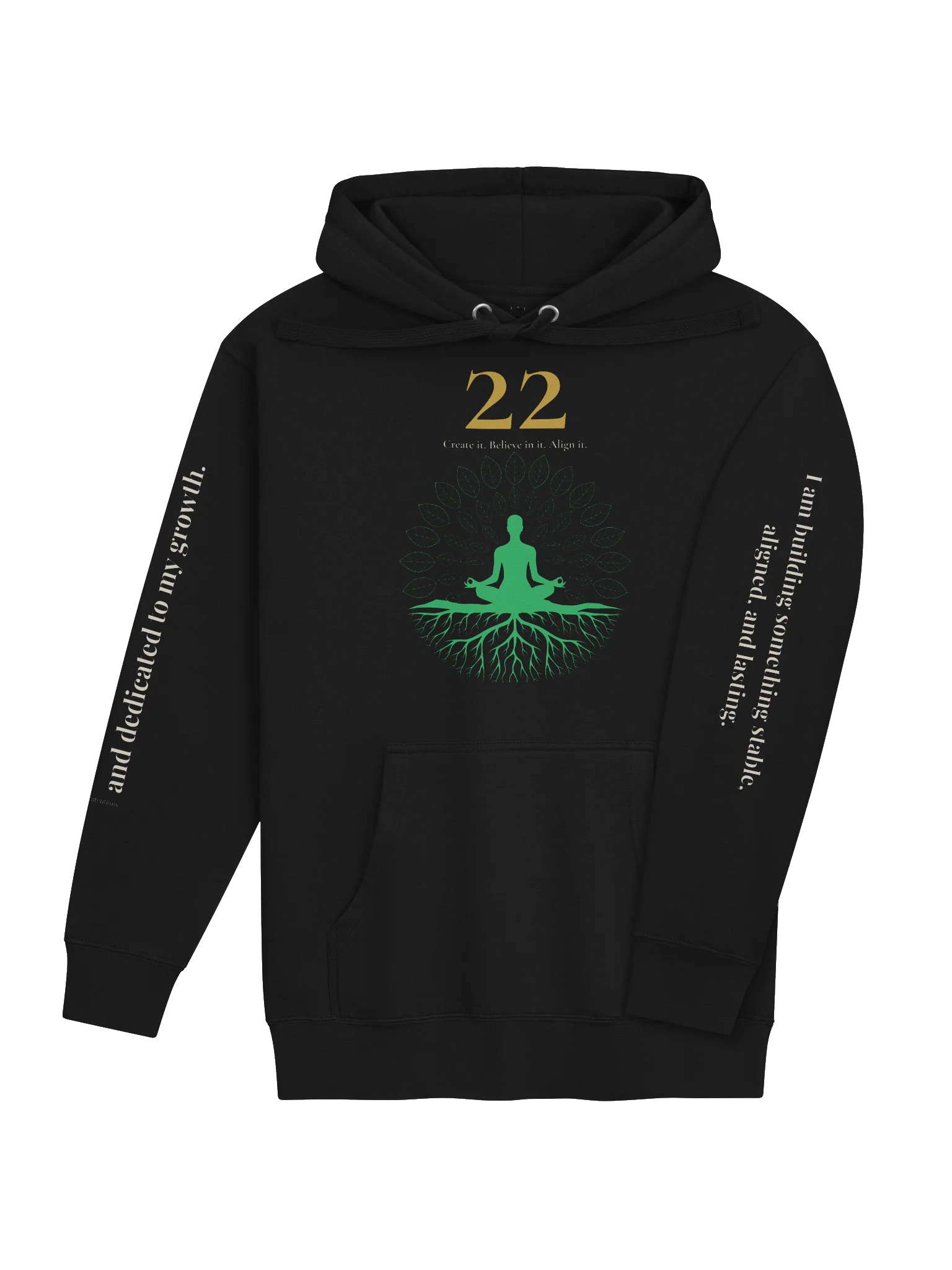 22 — Create • Believe • Align Hoodie product image (4)