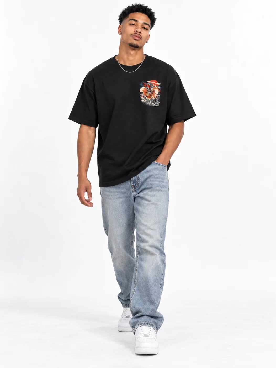 Fox Torii Faded Graphic Tee product image (5)