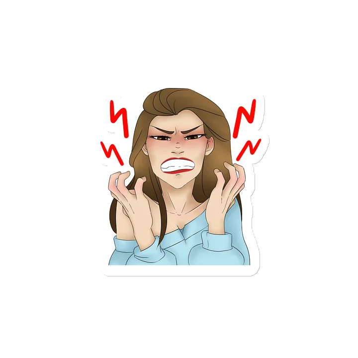 Apple Angry magnet product image (2)
