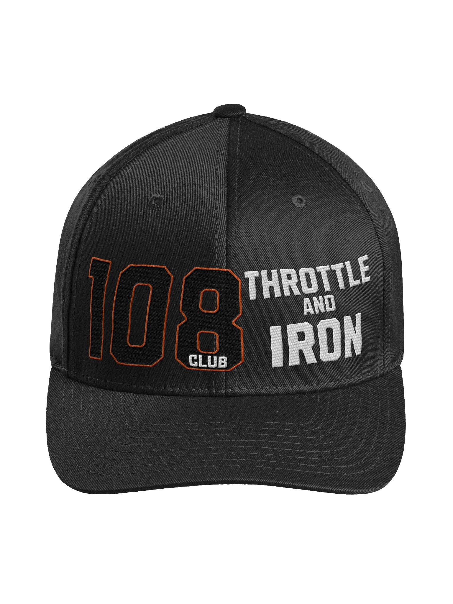 108 Club Throttle & Iron FlexFit Hat — OG PowerPlus Edition product image (3)