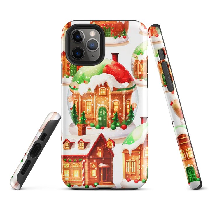Winter Wonderalnd - Festive Gingerbread Houses iPhone Case product image (2)