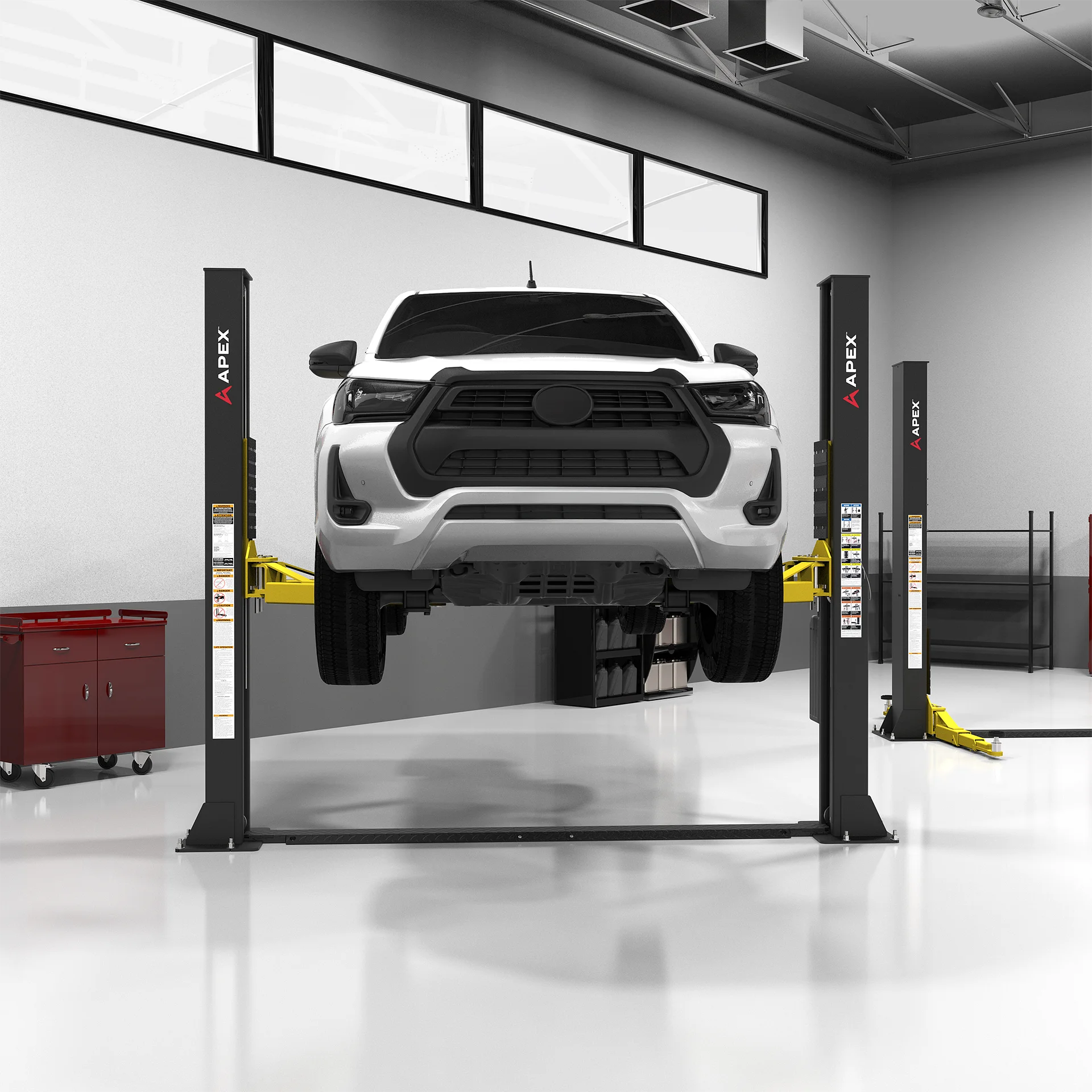 APEX AL9LC Two Post Car Lift - 9,000-Lb Capacity - Floorplate product image (3)