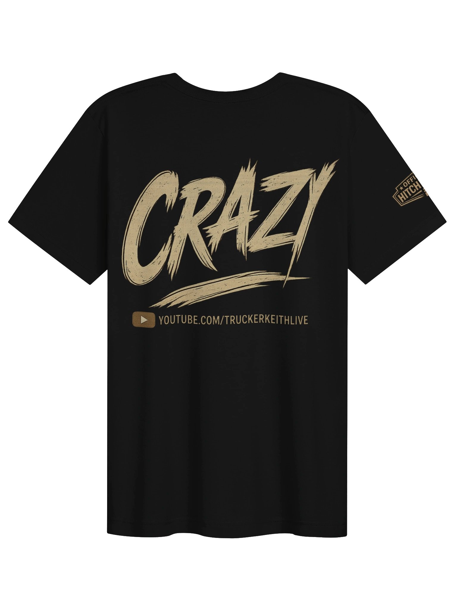 Trucker Keith Live Semi-Truck Flag Tee Crazy Sleeve Design product image (16)