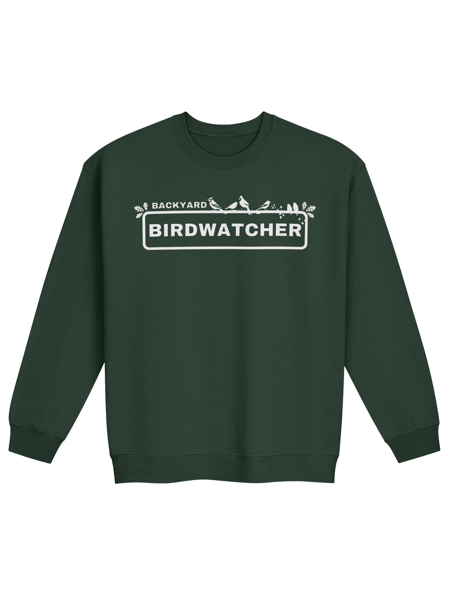 Backyard Birdwatcher Crewneck Sweatshirt – Classic Songbird Silhouettes Pullover product image (1)