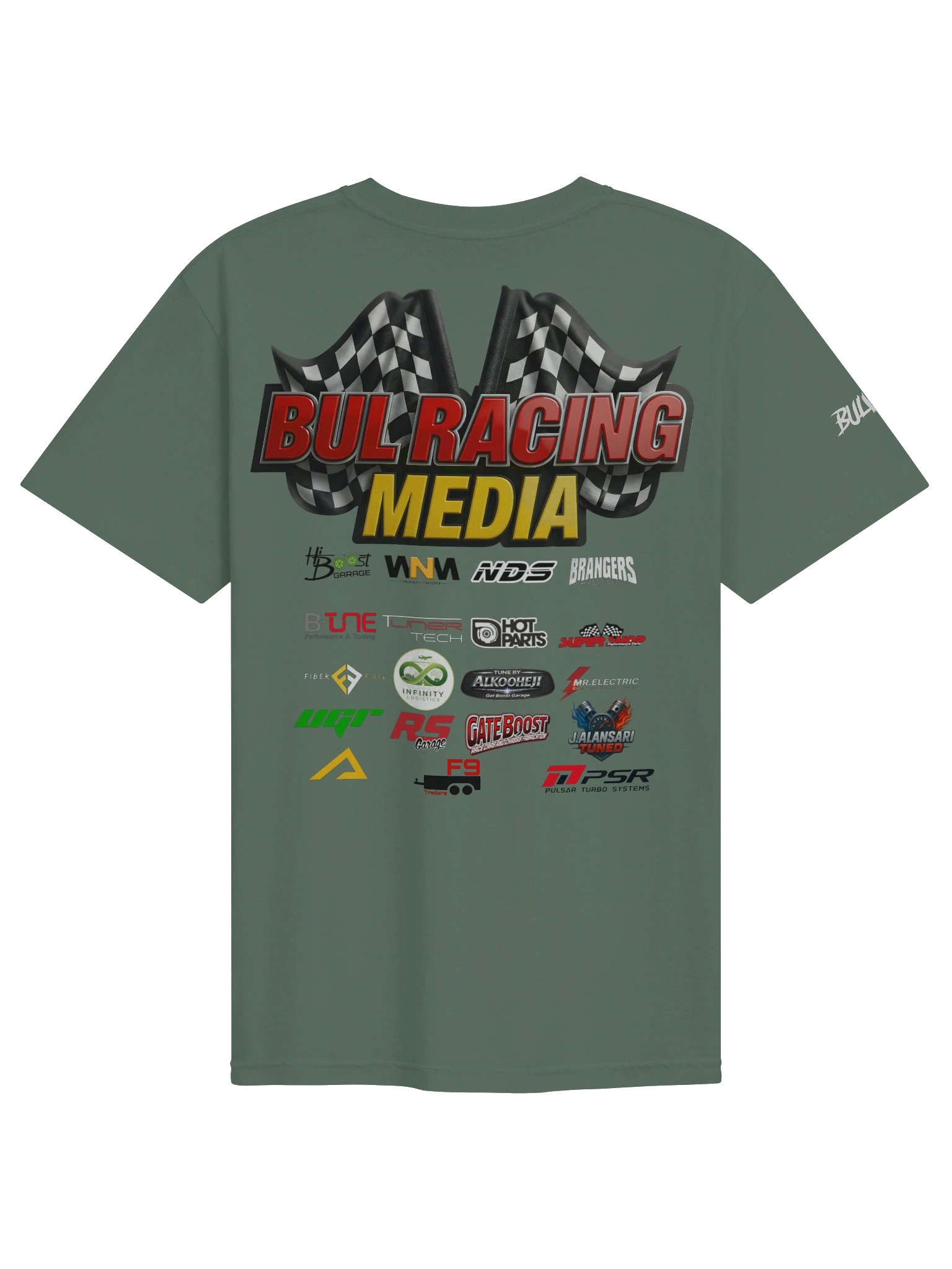 BULRACING media -Dyed Heavyweight T-Shirt Team - 0ZRyV8jWtyQ
