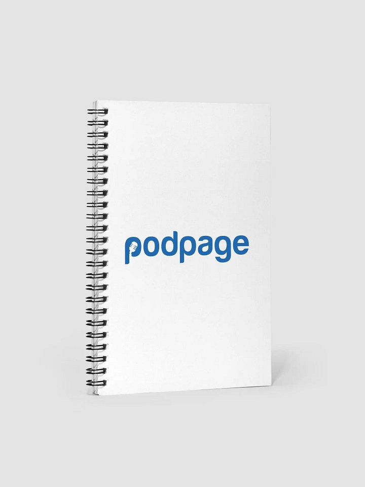 Blue Podpage Spiral Notebook product image (1)