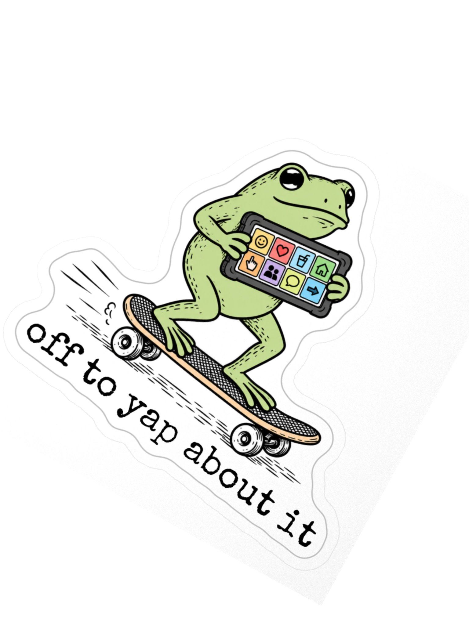 Off To Yap About It - Sticker product image (2)