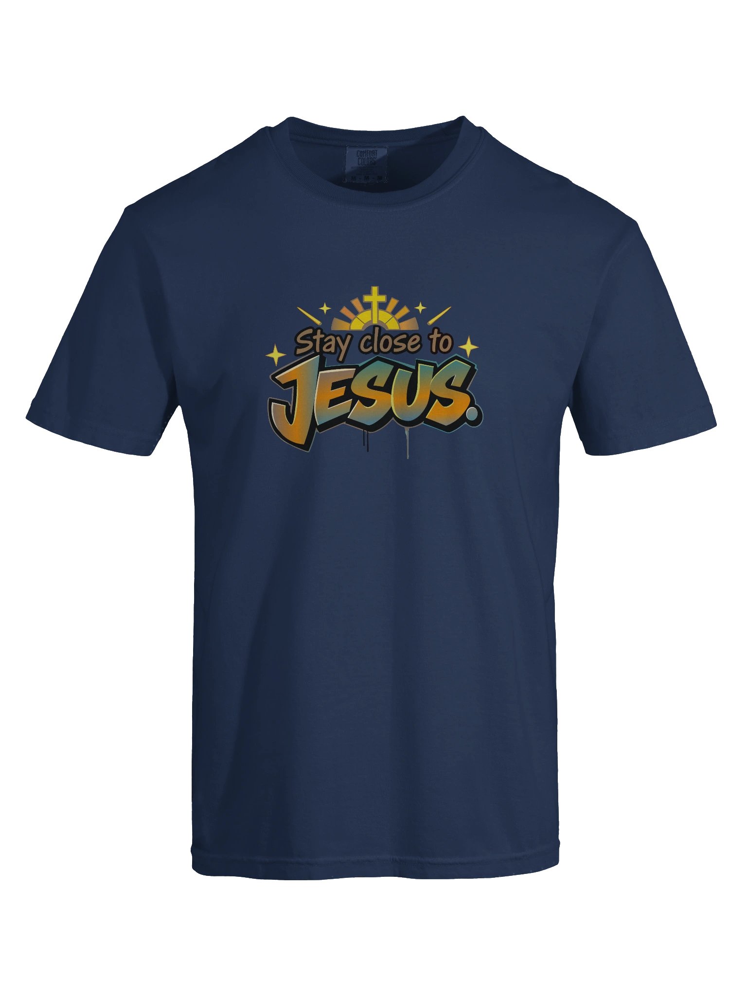 Stay Close to Jesus Graffiti T-shirt product image (4)