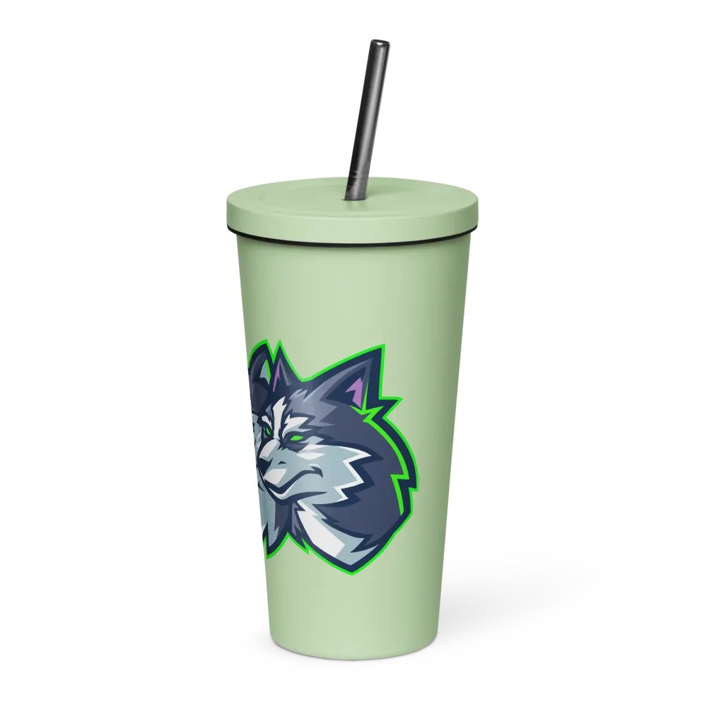 4 Dogs Tumbler with straw! product image (3)