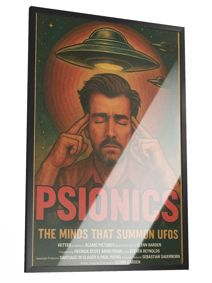Psionics Movie Poster (With High Quality Frame) product image (2)