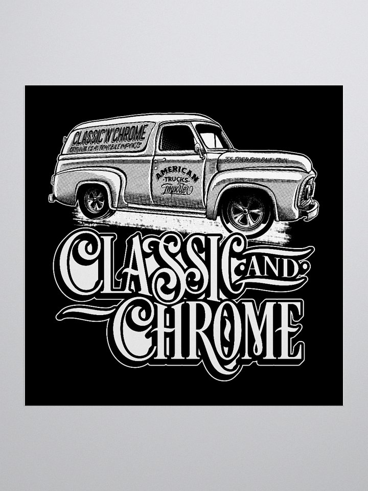 Classic N Chrome F100 Sticker product image (3)