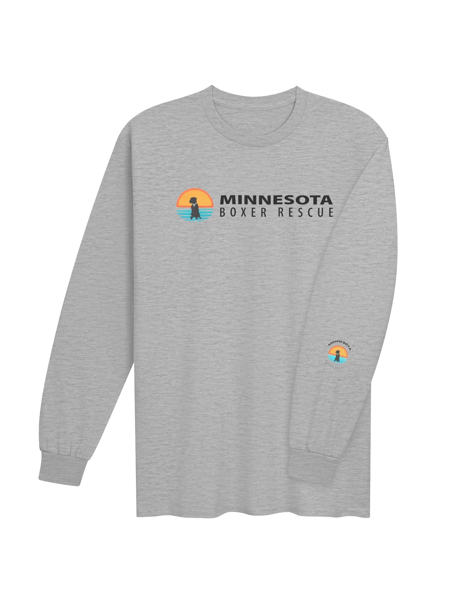 MNBR Sunset Logo Long Sleeve Tee - Light w/Large Logo product image (4)