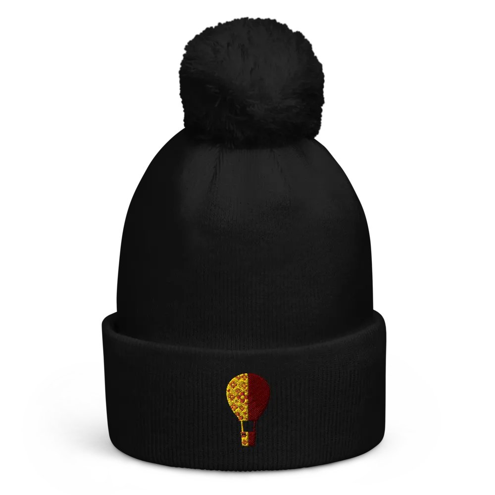 Zia Symbols Hot Air Balloon Pom-Pom Beanie product image (4)
