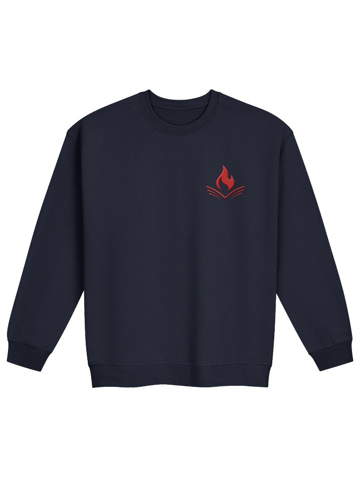 ADULT: Sweatshirt Flames logo (embroidered) product image (5)
