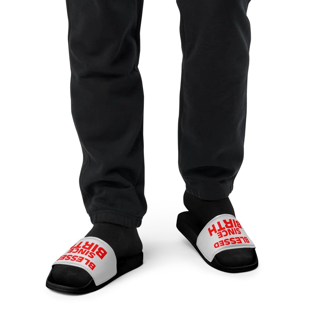 Blessed Since Birth Slides (Unisex) product image (12)
