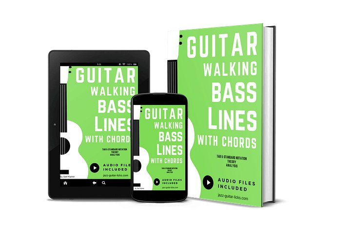 Walking Bass Lines & Chords for Jazz Guitar (PDF + Audio) product image (2)