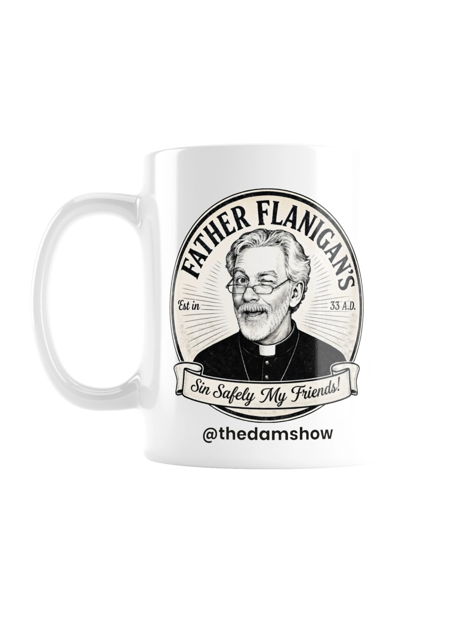Father Flanigan's Sin Safely Mug | Funny Atheist Coffee Mug product image (2)