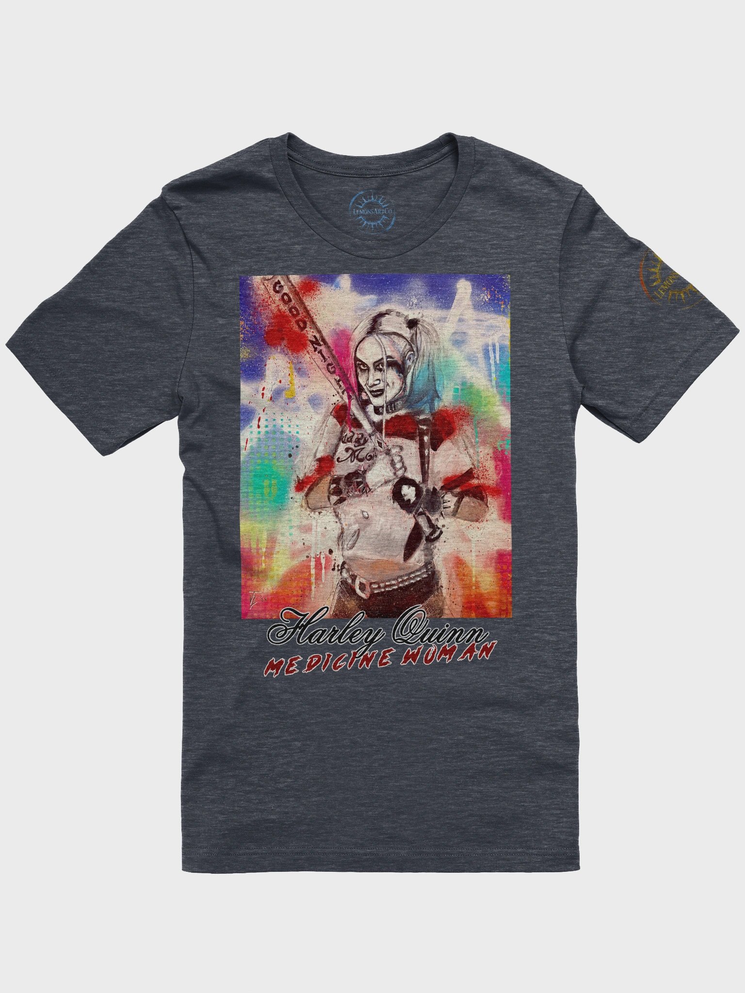 Harley Quinn Medicine Woman Graffiti Super Soft Tee product image (1)