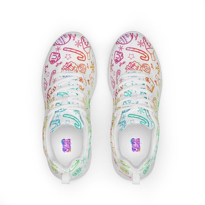 Limited Edition Christmas Rainbow Womens Athletic Shoes product image (1)