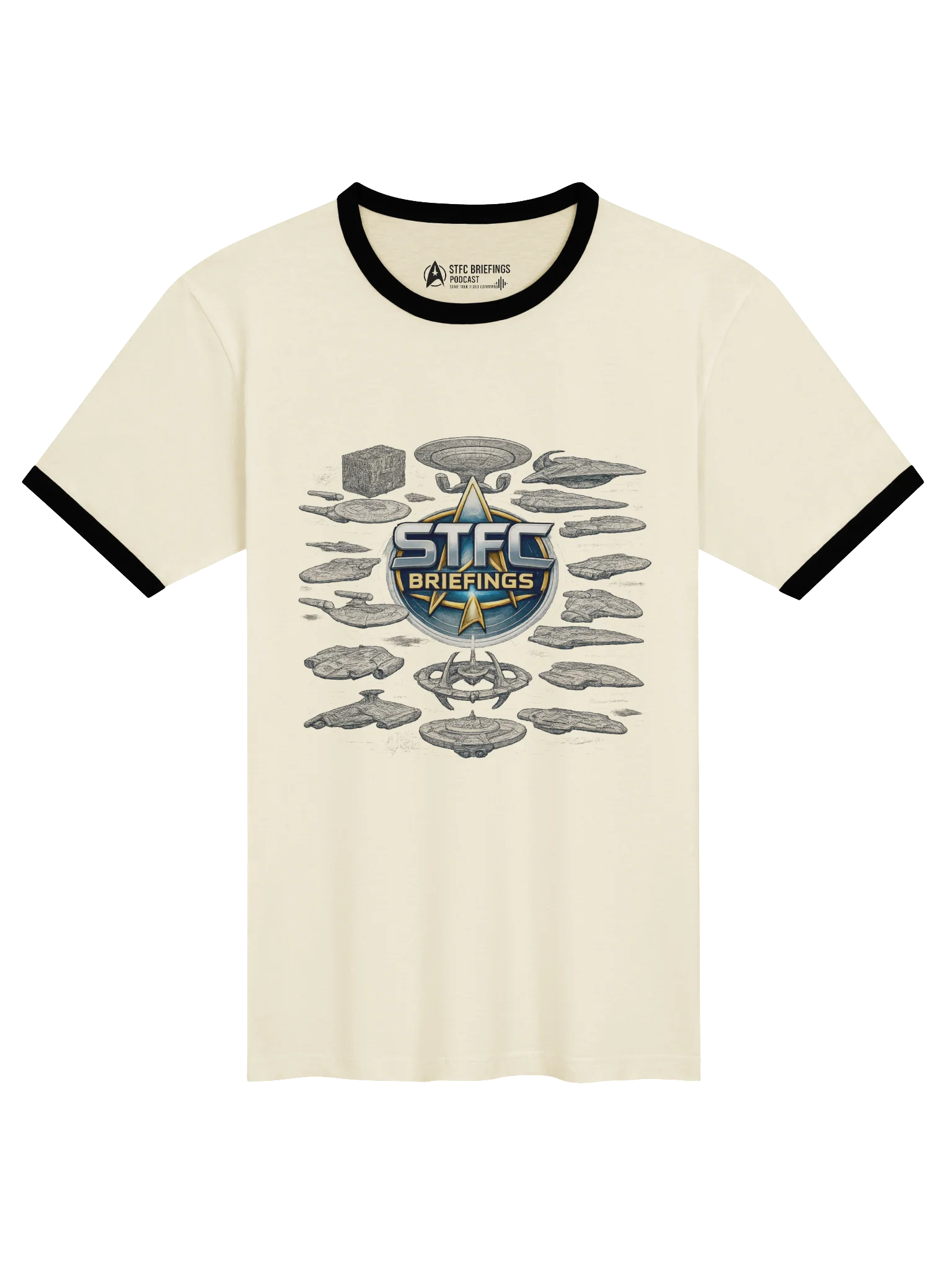 STFC Briefings All The Ships Collection Ringer T-Shirt product image (13)