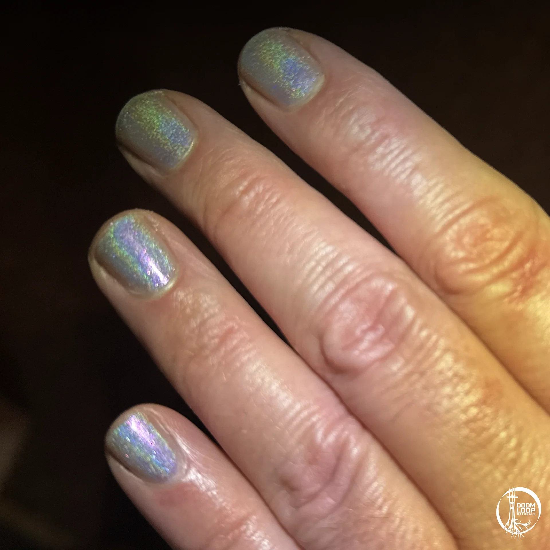 UNCHAINED FELONIES - Holographic Lilac Shimmer Nail Polish product image (3)