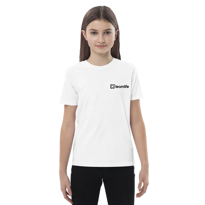 Kids Tee - Organic Embroidered - Black Logo product image (2)