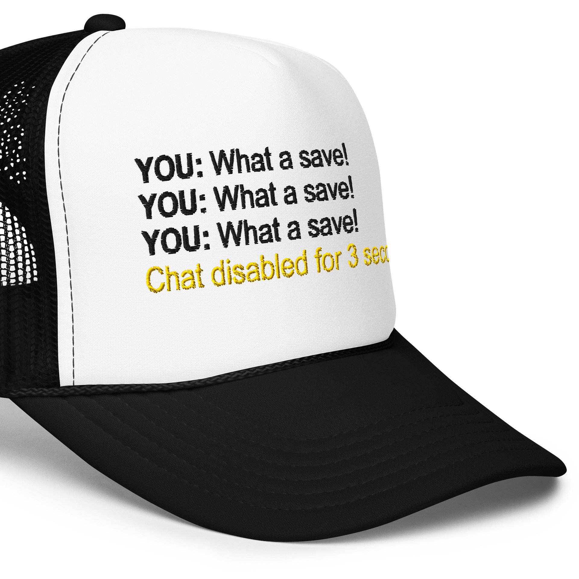 What A Save Embroidered Foam Hat v2 product image (5)