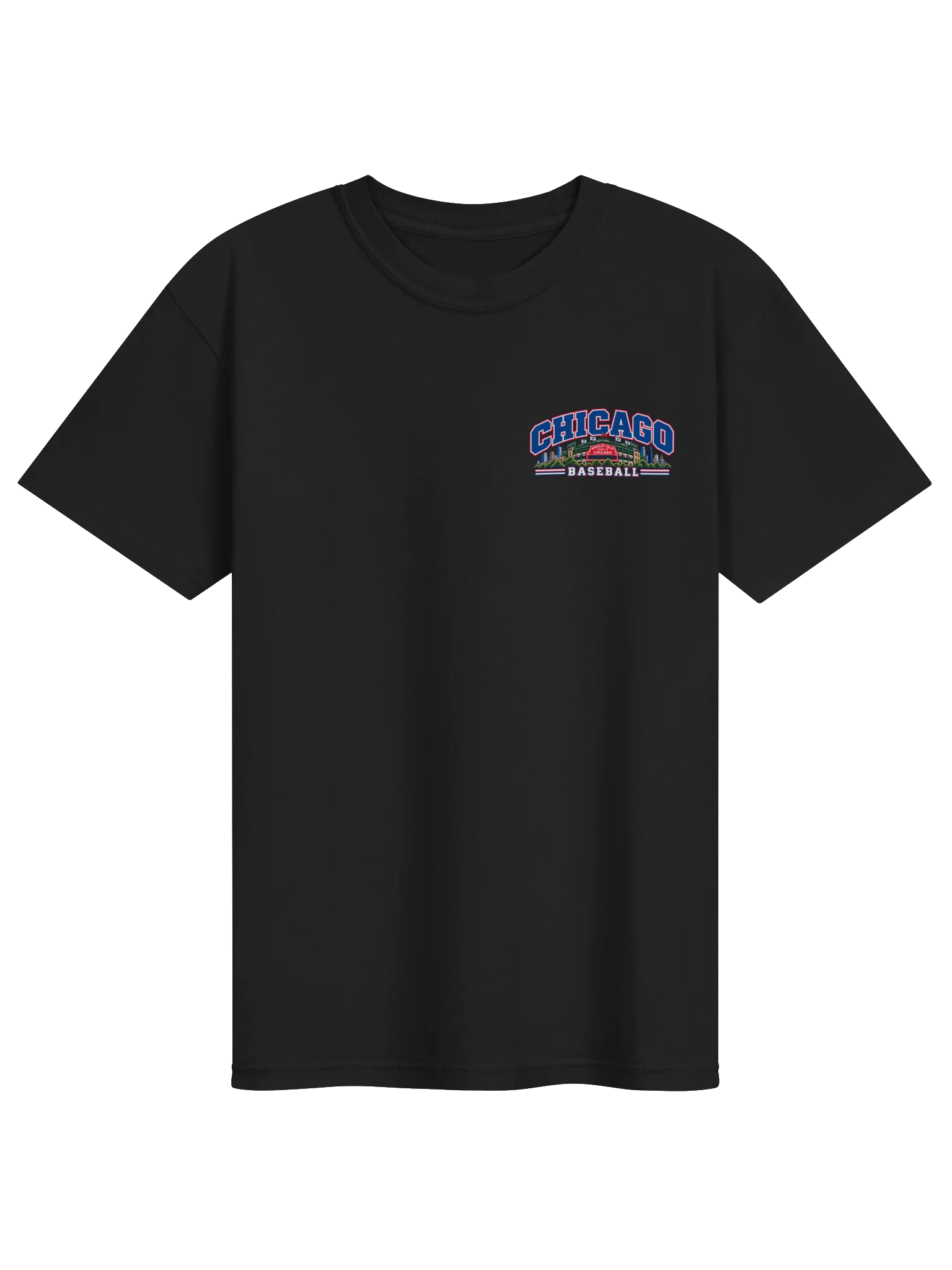 Chicago Northside Baseball 2026 Animated Player Back Print T-Shirt product image (1)