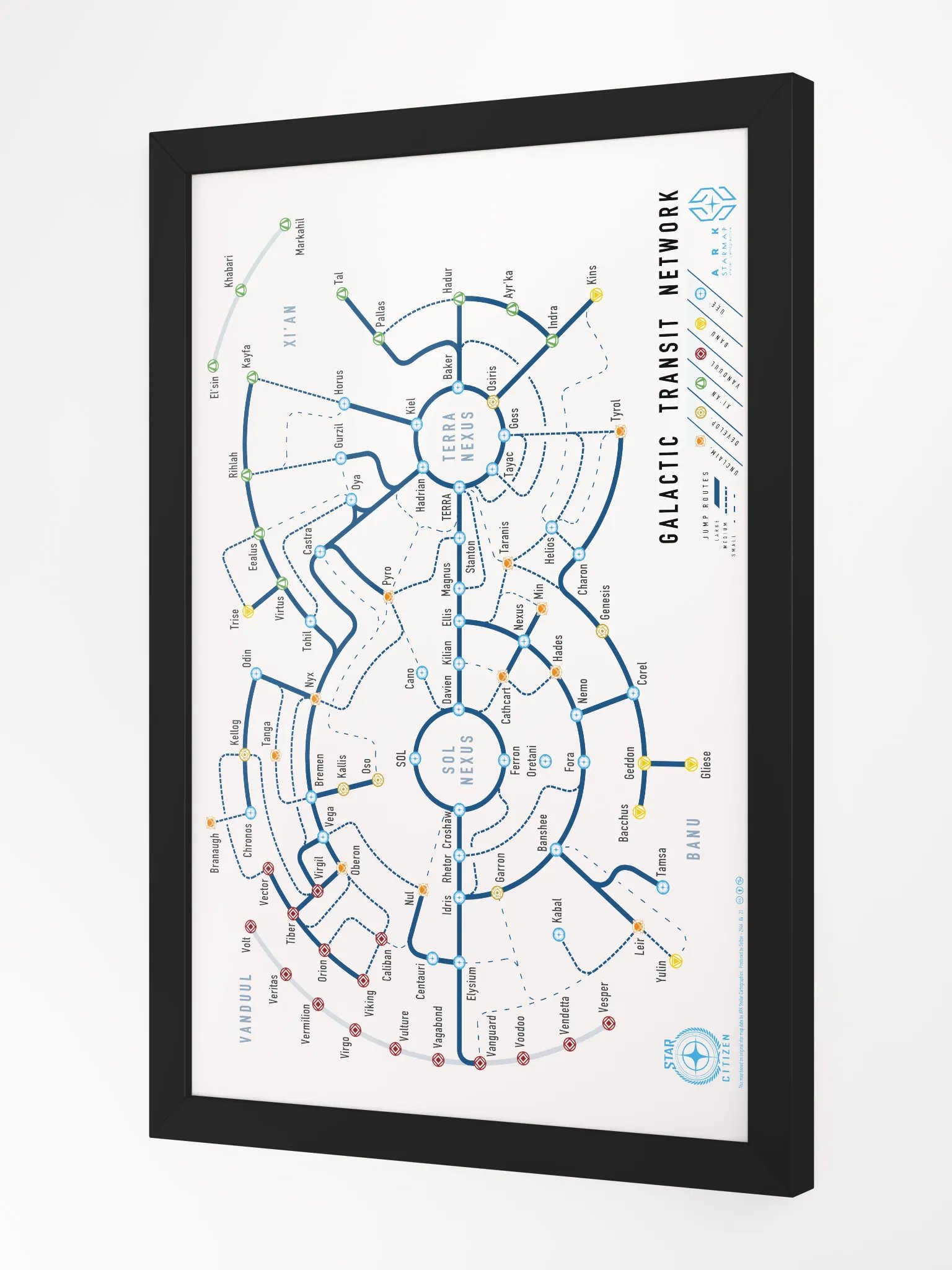 Galactic Transit Map product image (2)