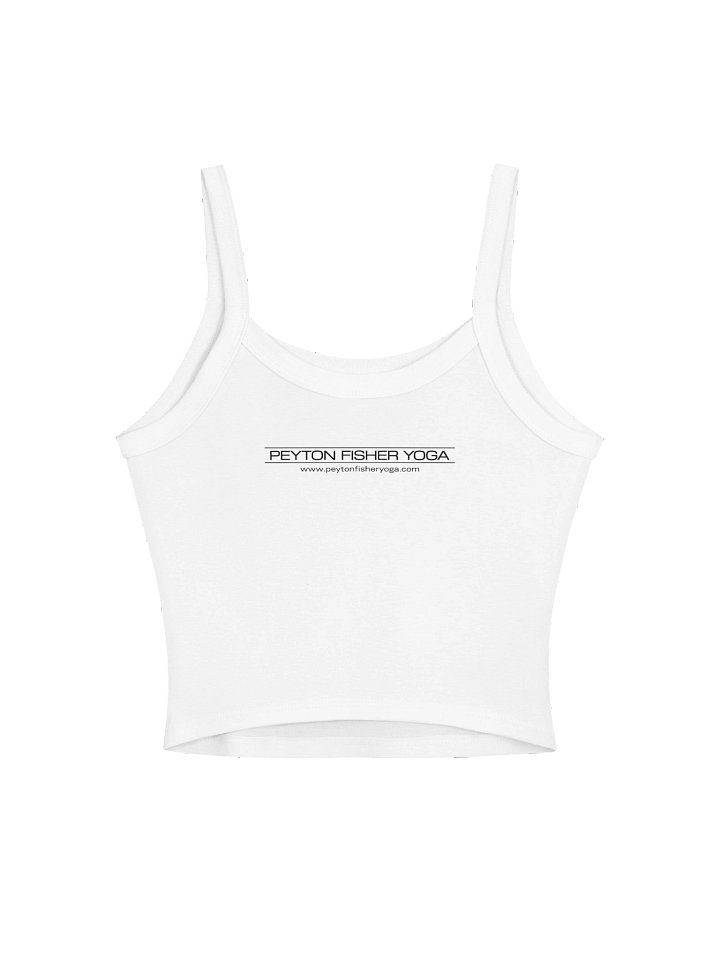 Clinical Micro-Rib Tank (White) *Print on Back product image (2)