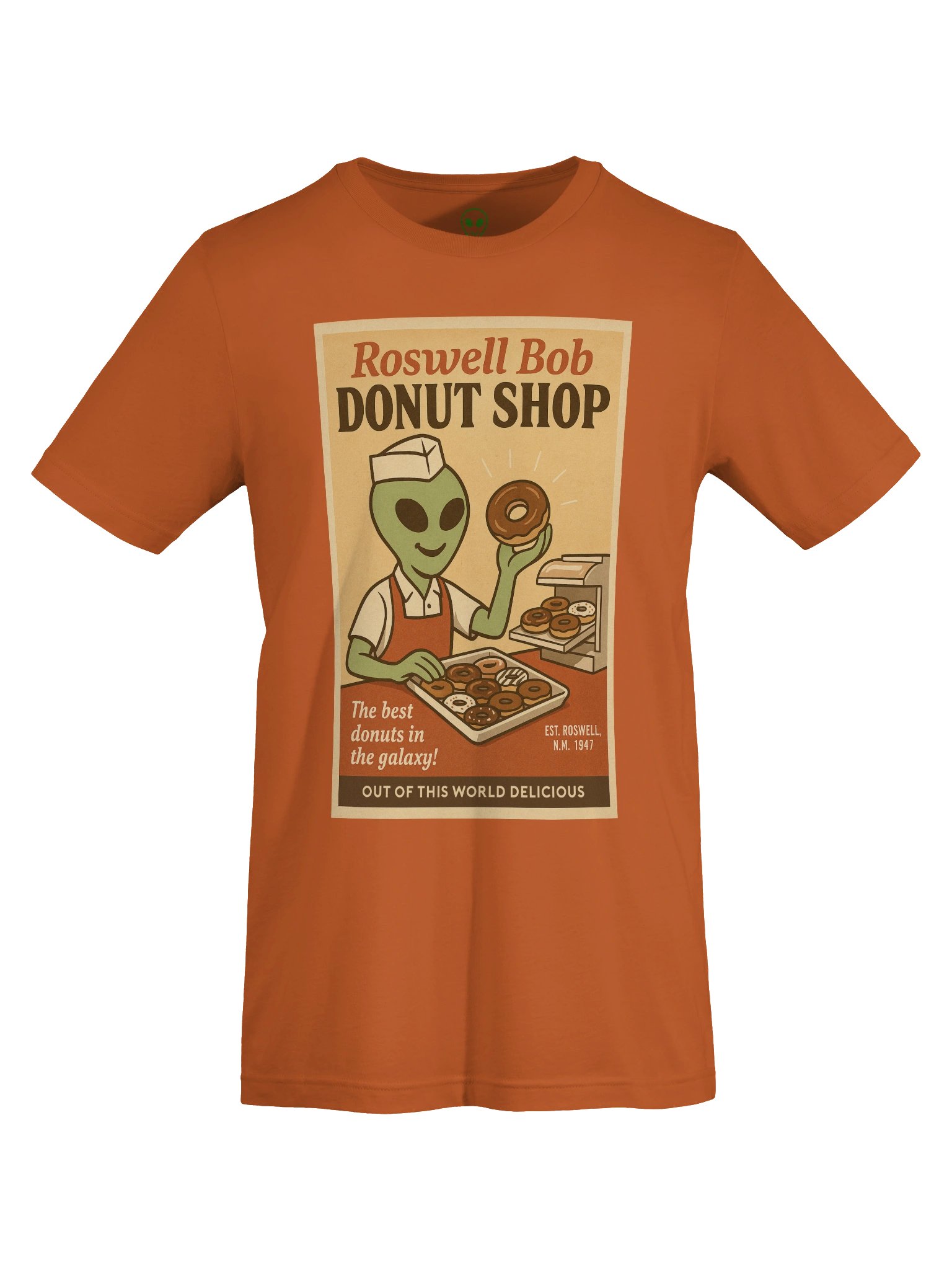 Donut Shop Roswell Aliens 1950's Retro Concert Tee Fit Unisex T-Shirt product image (31)