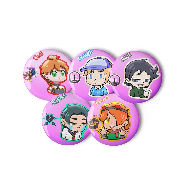 Dynamic Lee_Lord Character Pin Set product image (1)