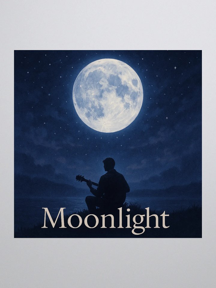 Moonlight Album Cover Sticker - Show Your Support with Style - Accessories product image (1)