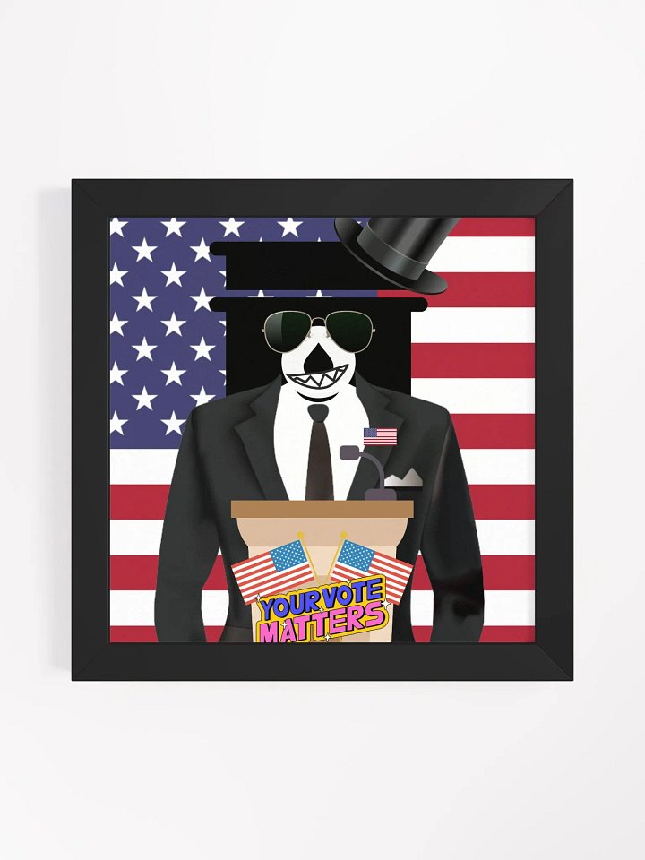 Political Term Oil Framed Poster product image (1)