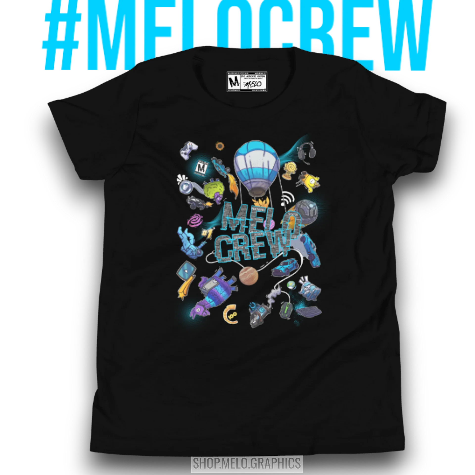 #MELOtober 2024 Personalized MELO CREW Chaos - Kids T-Shirt | #MadeByMELO product image (2)