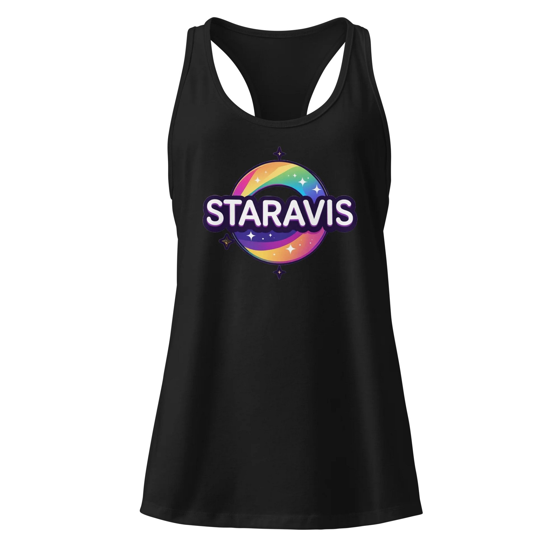 Rainbow Star Racerback Tank product image (1)