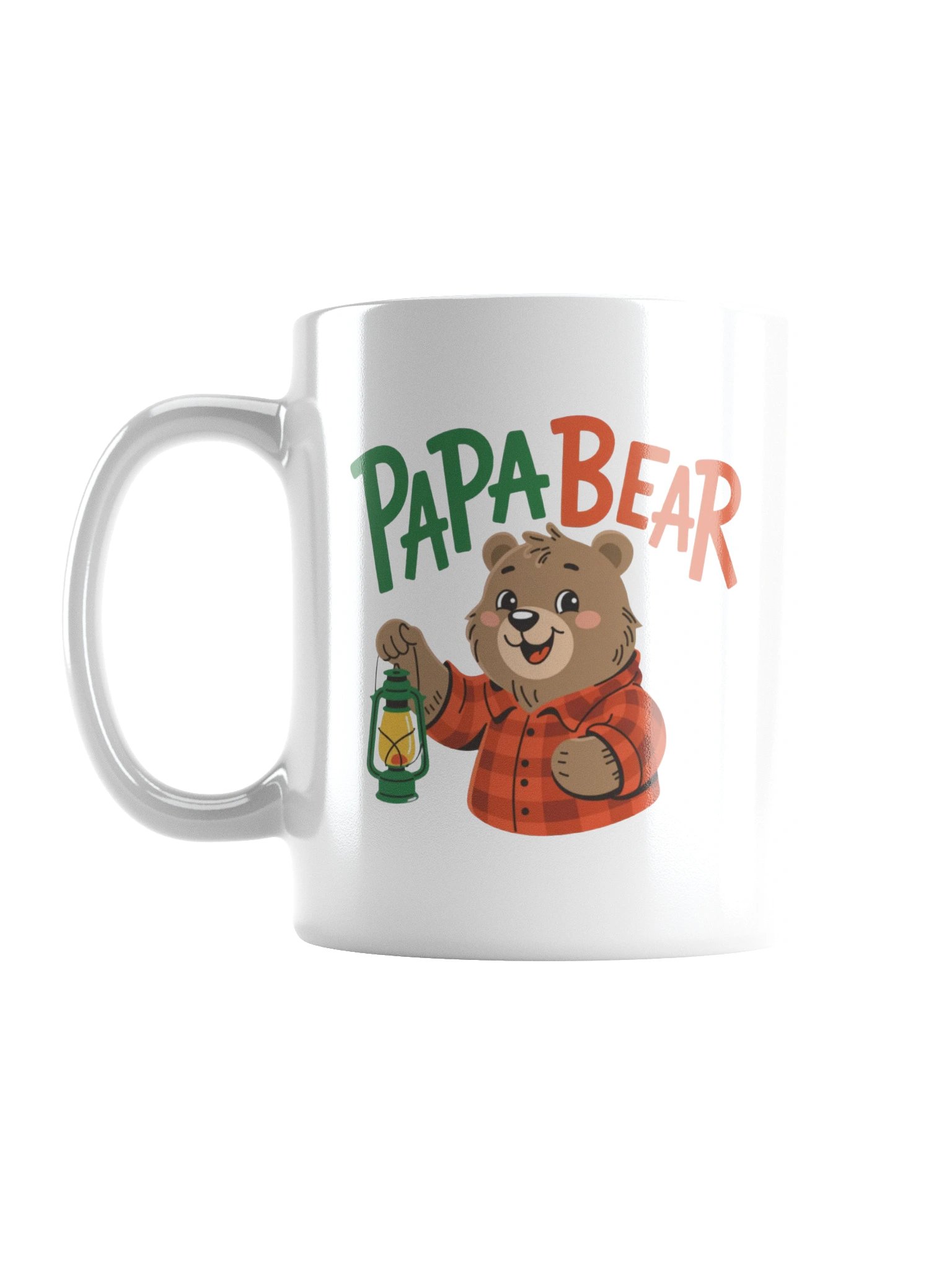 Colorful Papa Bear Lumberjack Mug product image (1)