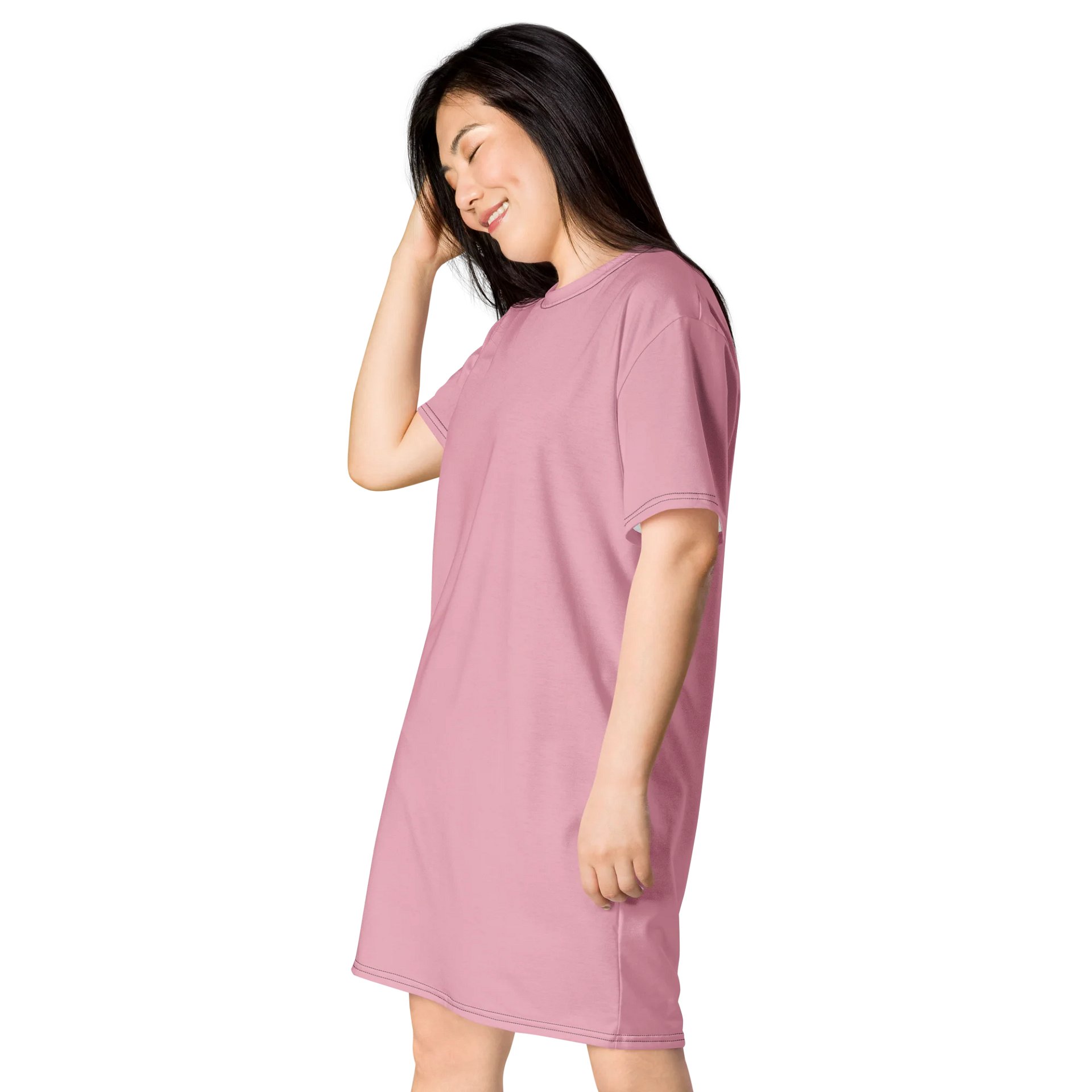 Oversized T-Shirt Dress - Romantic Cupid, Sizes 2XS-6XL product image (3)