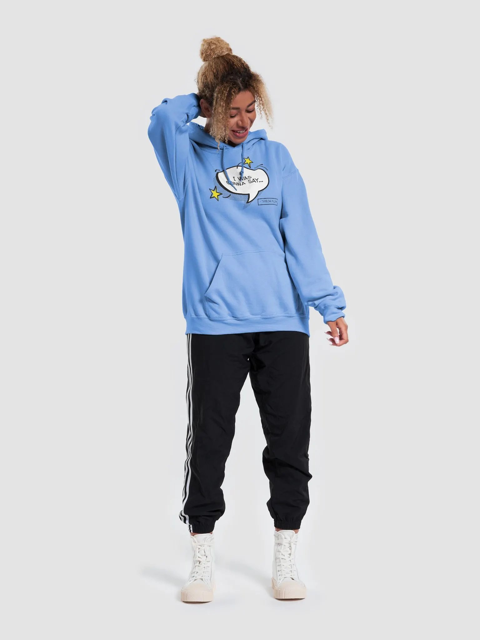 I Was Gonna Say White Quote Bubble Hoodie product image (39)