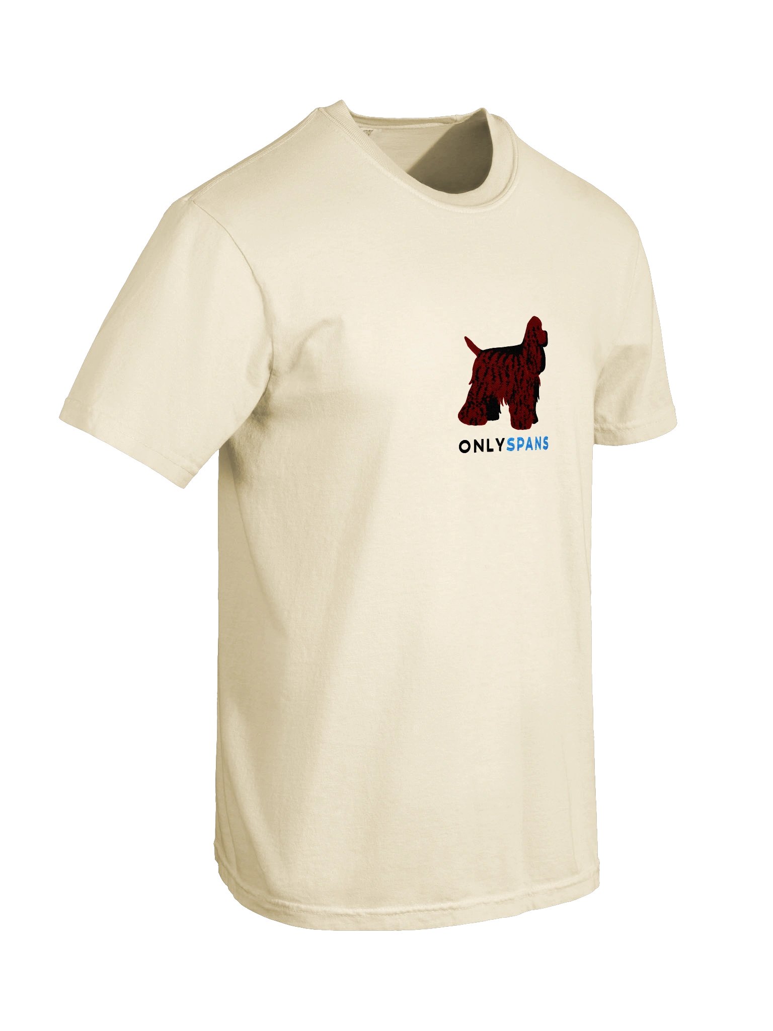 Only Spans T-Shirt(Embroidered) of an American Cocker Spaniel(Liver) product image (54)
