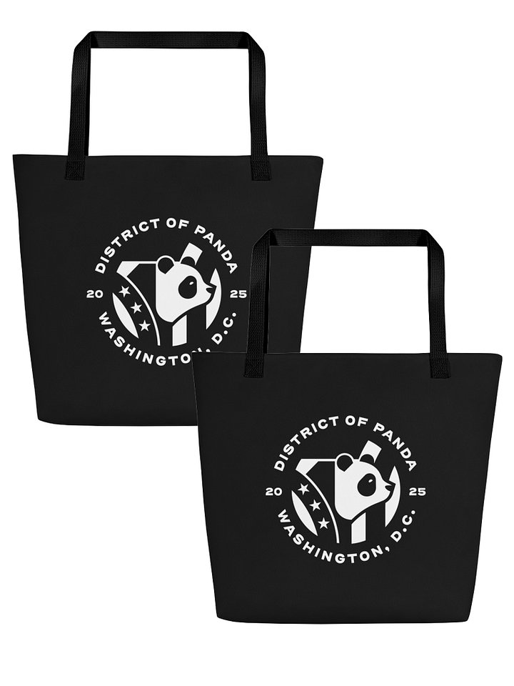 District of Panda Large Tote product image (1) Image 1