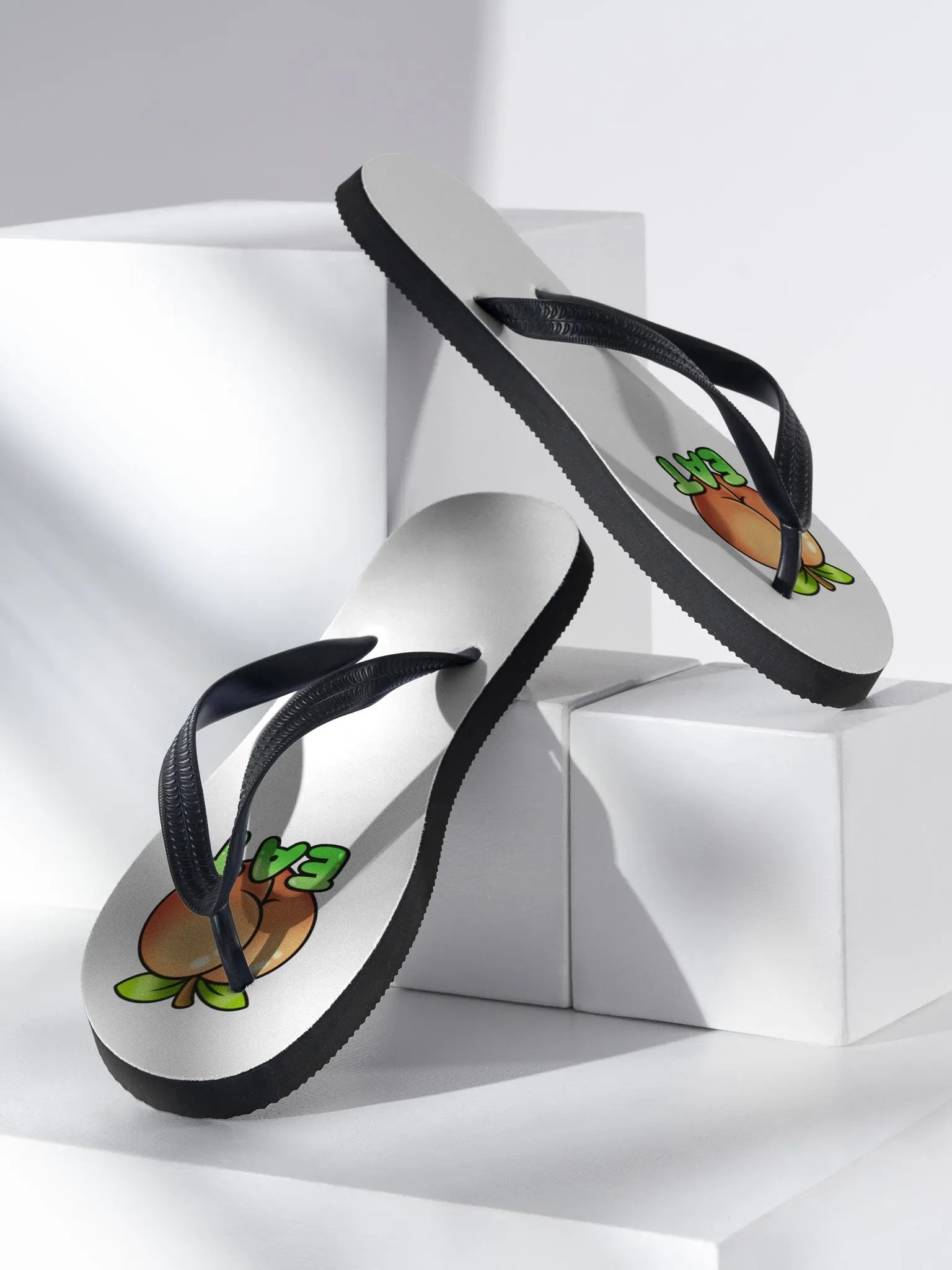 Eat Peach Flip Flops product image (2)