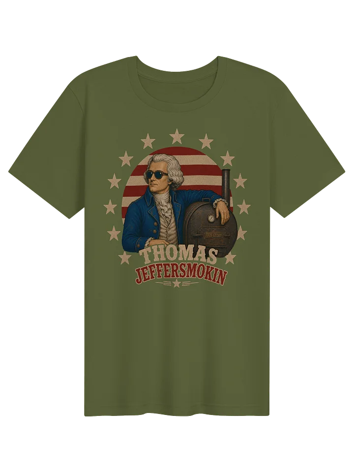 Thomas Jeffersmokin' T-Shirt | Grill Team 1776 Tee product image (21)