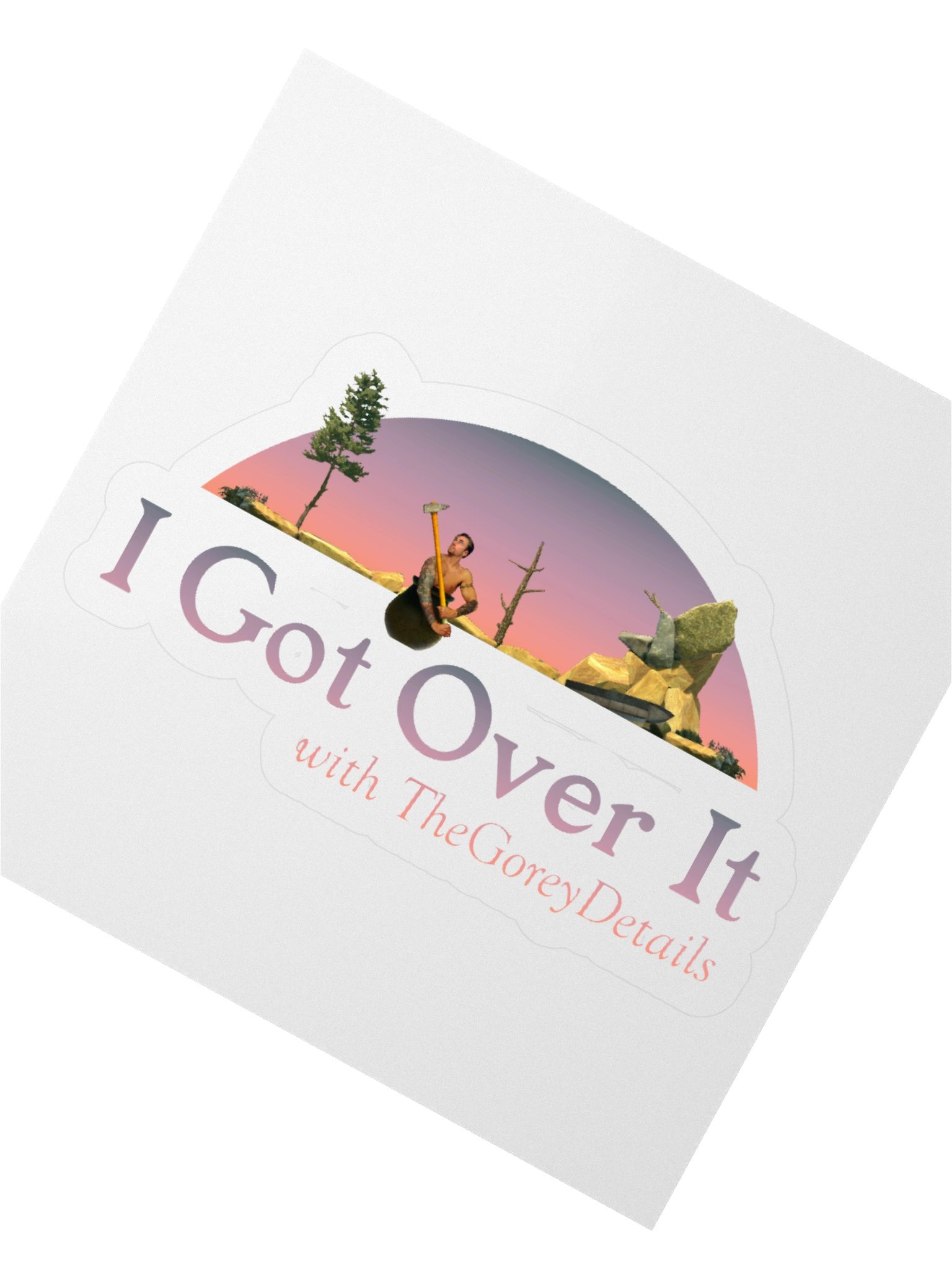 I Got Over It - Kiss-Cut Stickers product image (2)