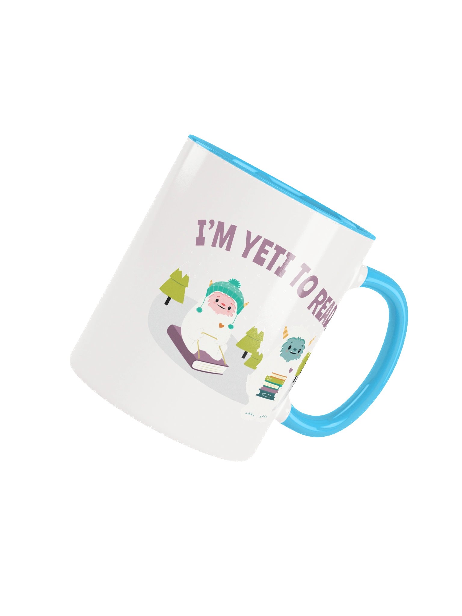 I'm Yeti to Read! Inside Color Mug product image (16)