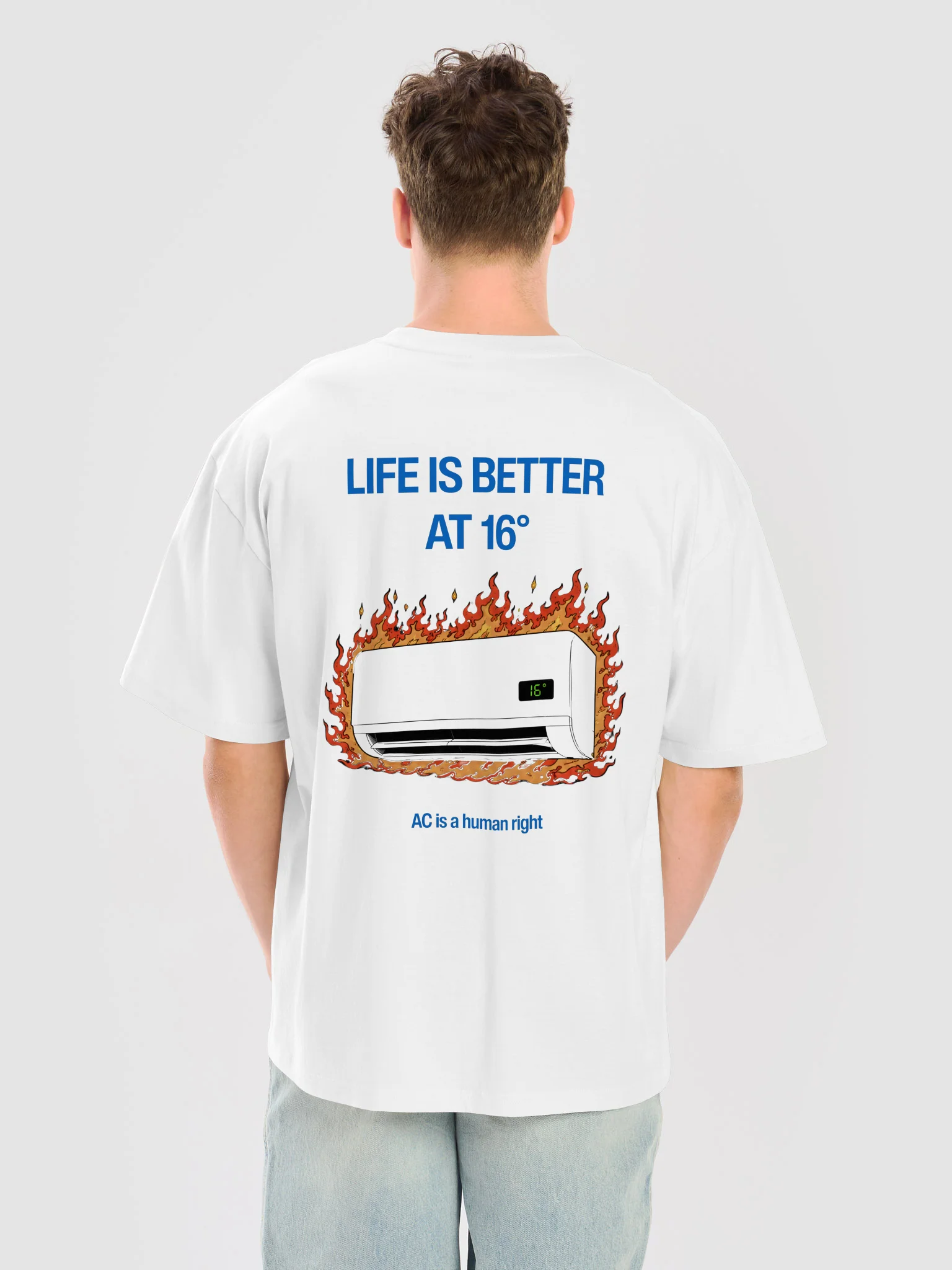 AC On Fire Oversized Tee product image (1)