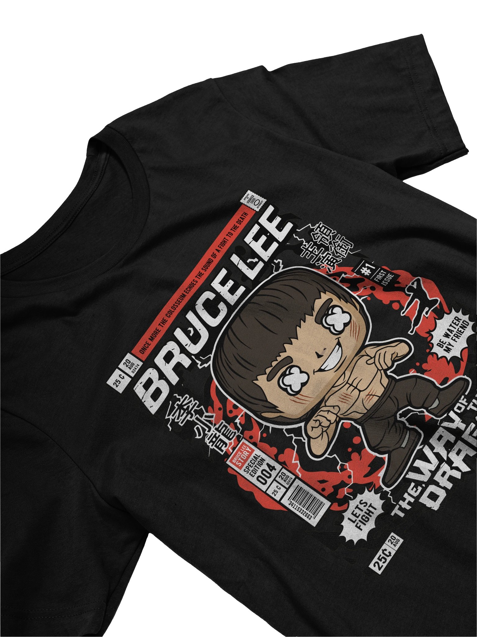 Bruce Lee Comic Book Tribute T-Shirt product image (3)