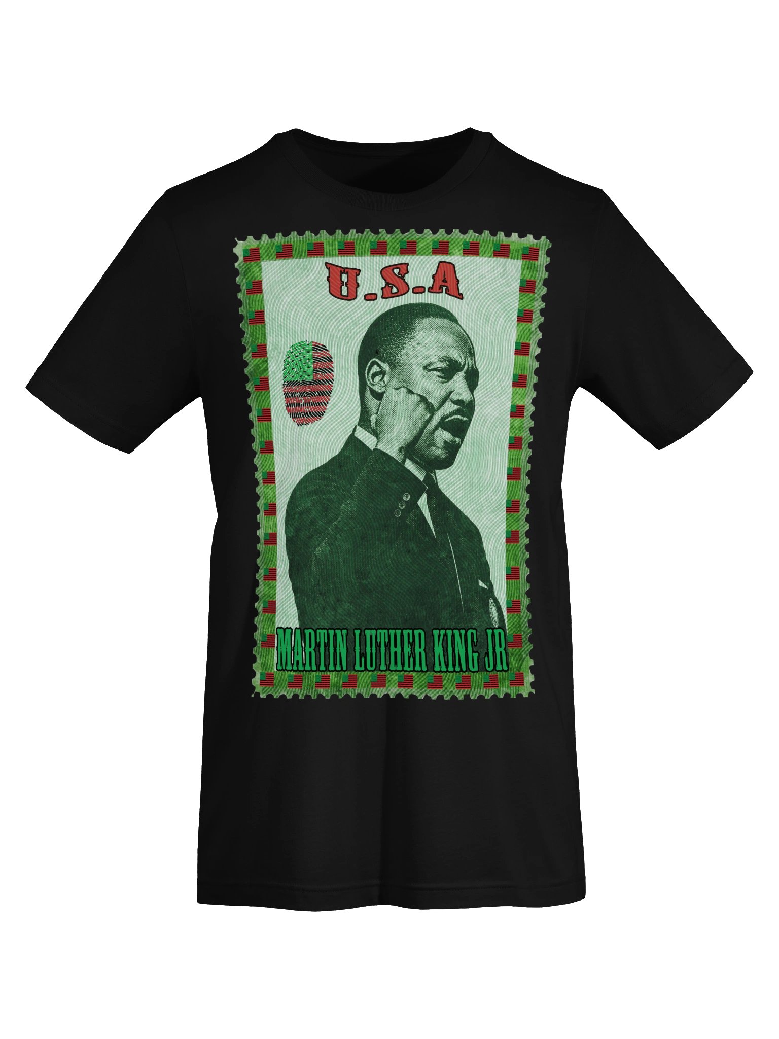Martin Luther King Jr. Vintage Postage Stamp T-Shirt | USA product image (43)